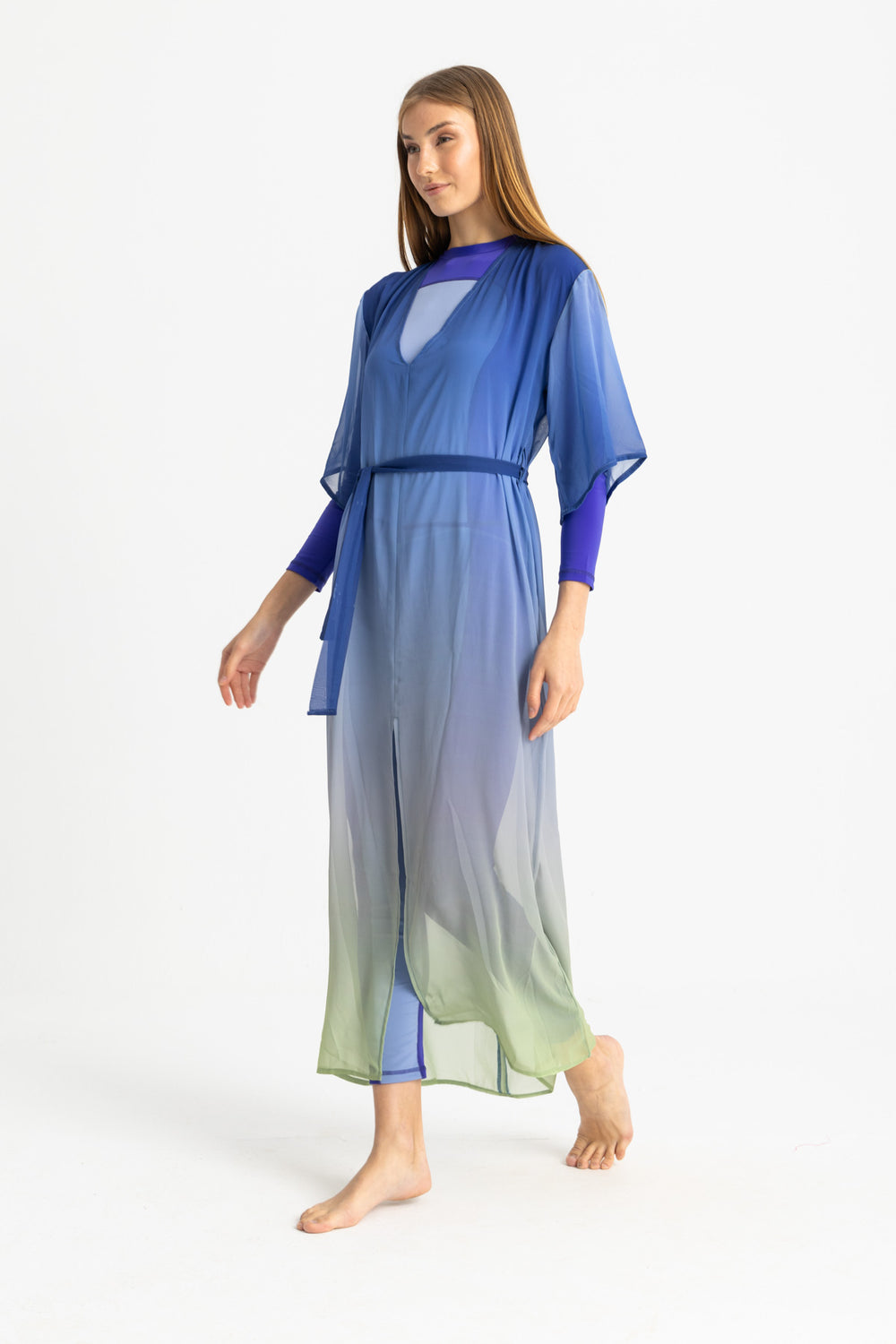 Cover Up Dress - Gradient Green