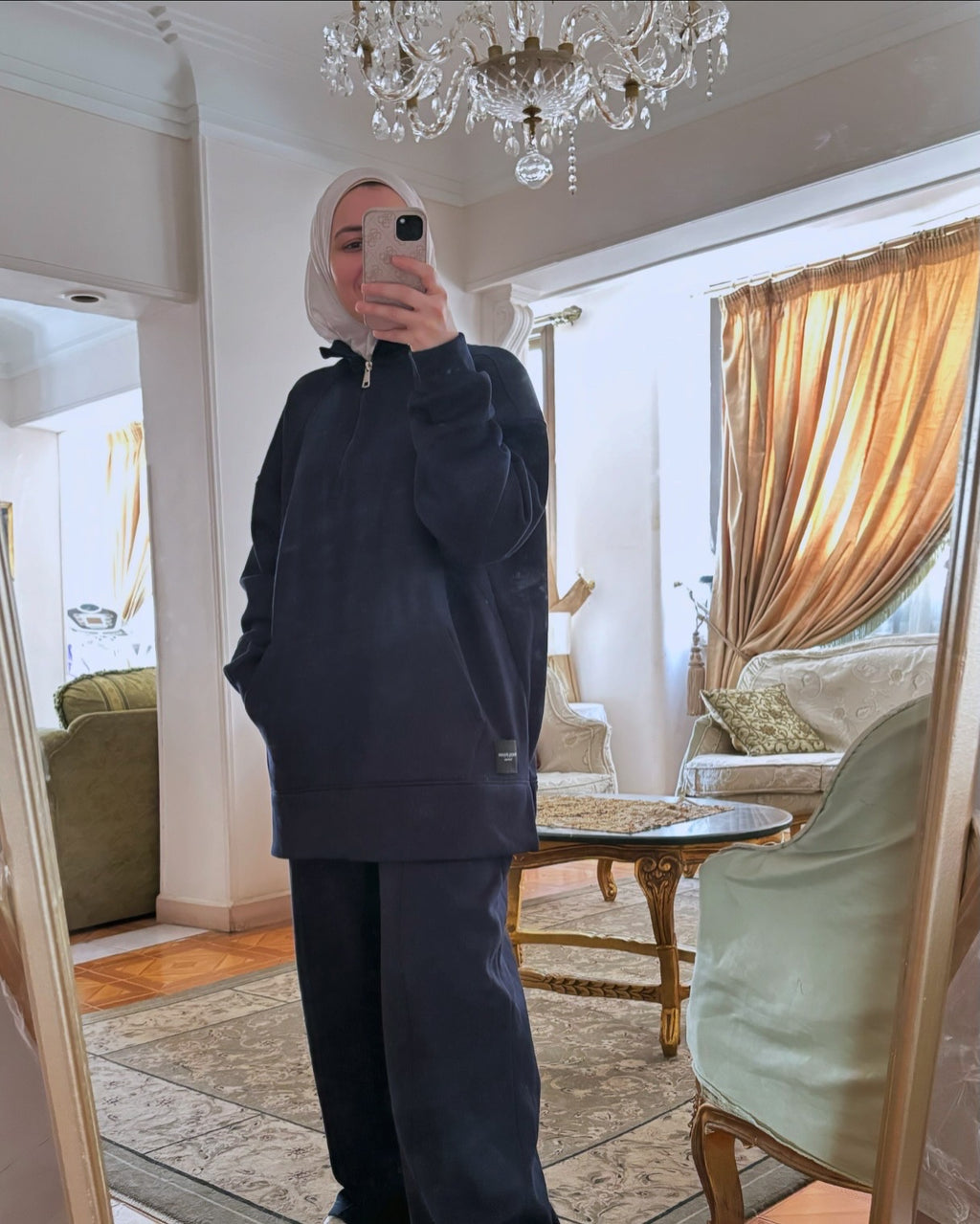 Dunkel Blau Zweiteiler- Model 2