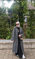 Grau Oversize Mantel