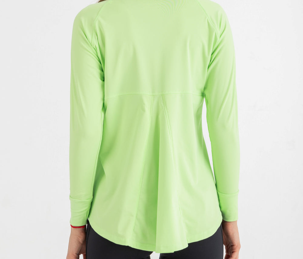 Ruffle Top - Lemon Lime