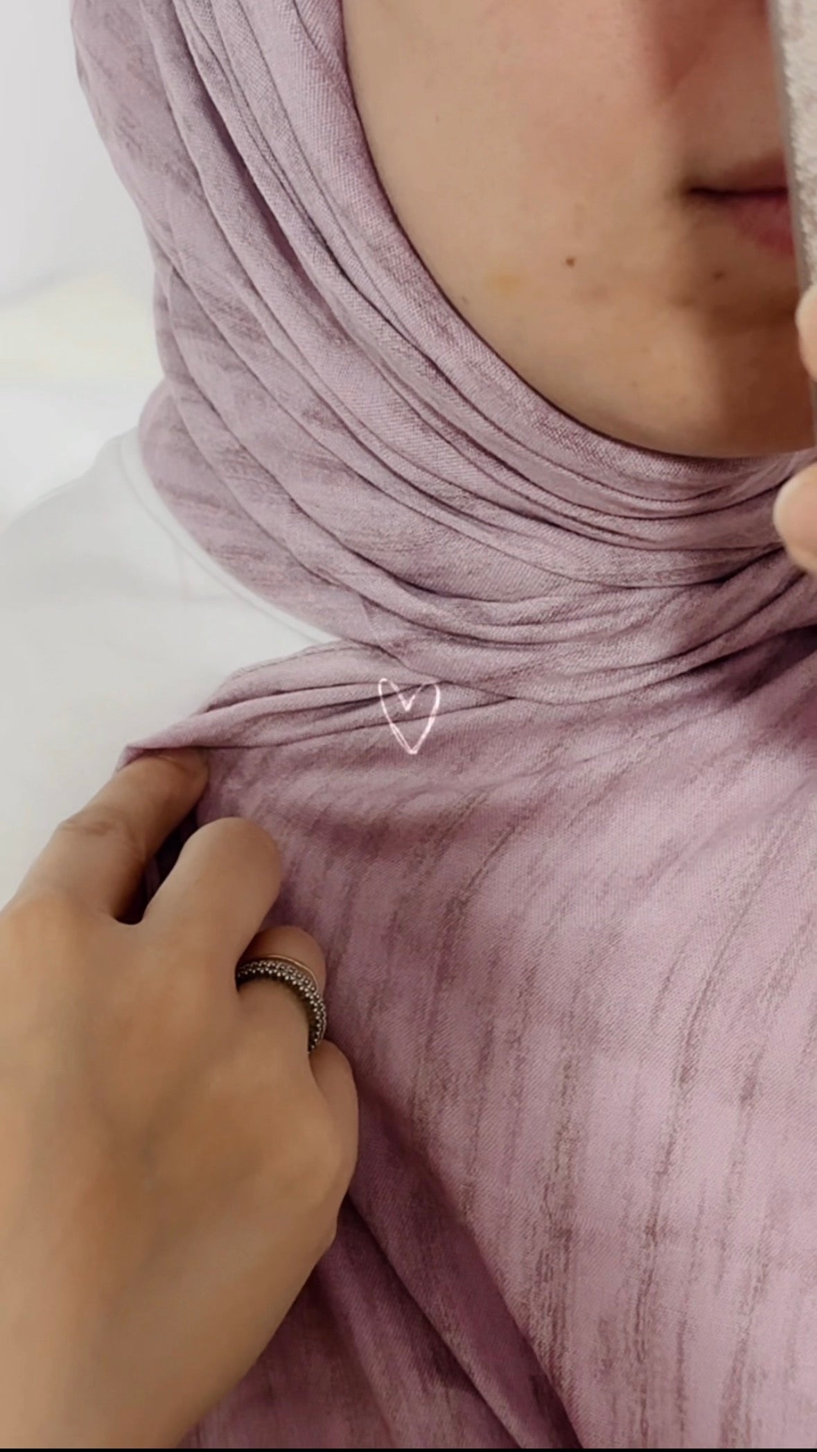 Dusty Rosewood - Linen Hijab