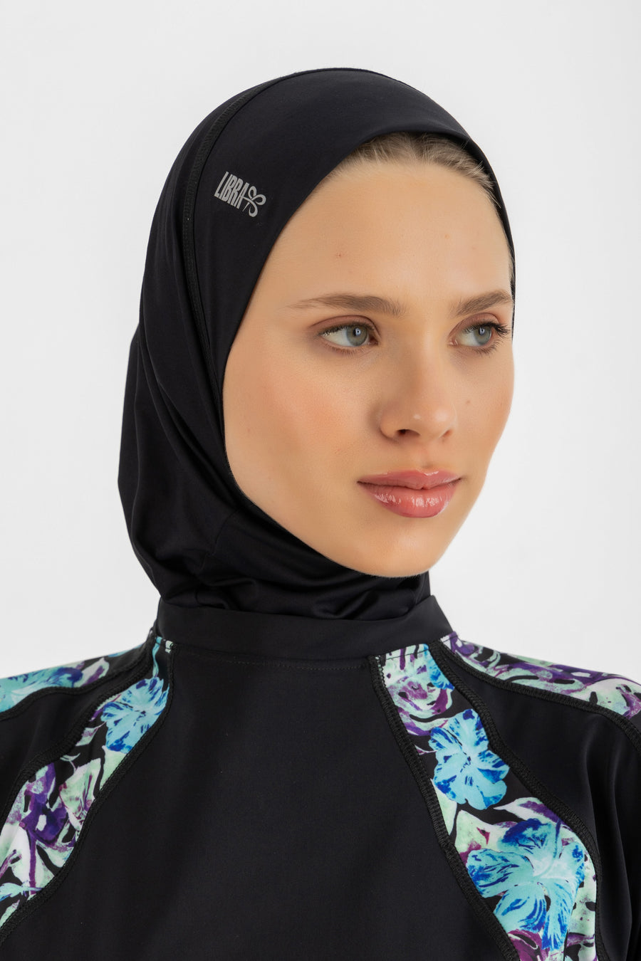 Ultra-Fit Swim Hijab - Black