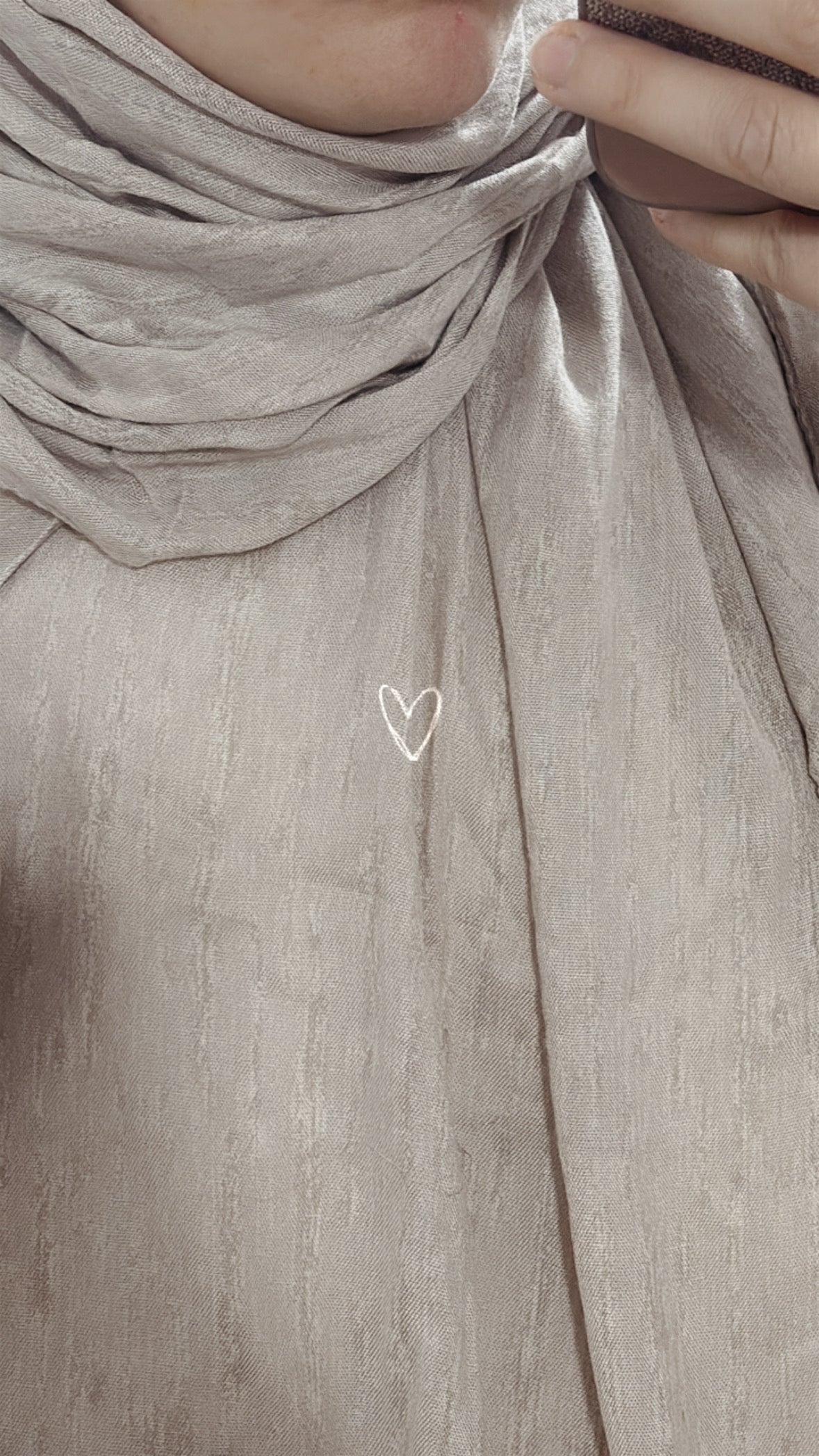 Beige – Linen Hijab