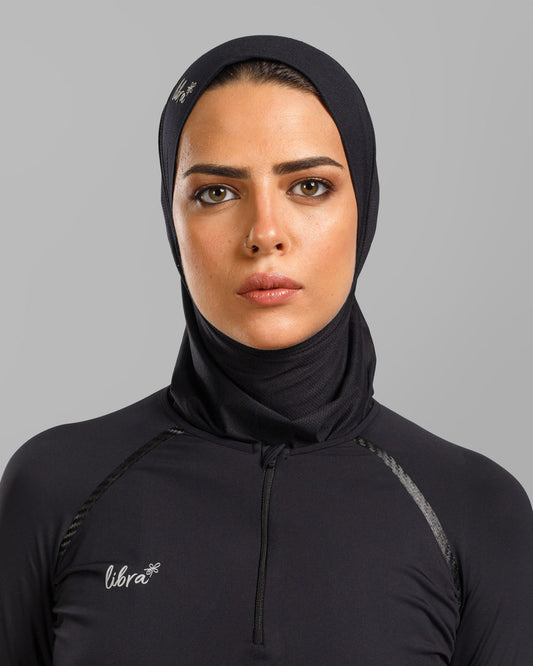 Sport Hijab Light - Black