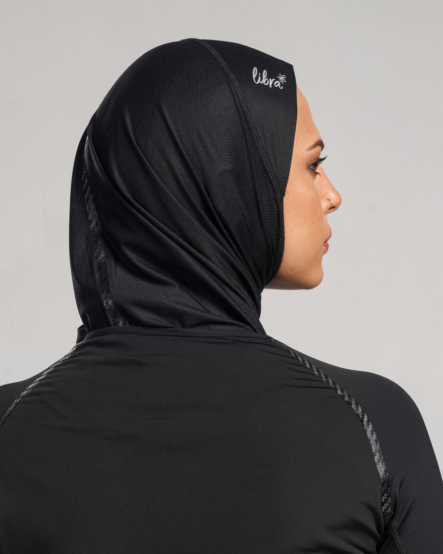 Sport Hijab Light - Black