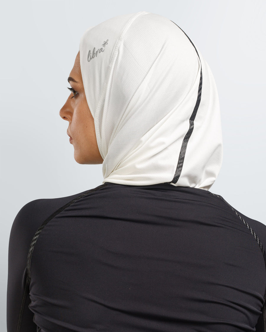 Sport Hijab Light - White