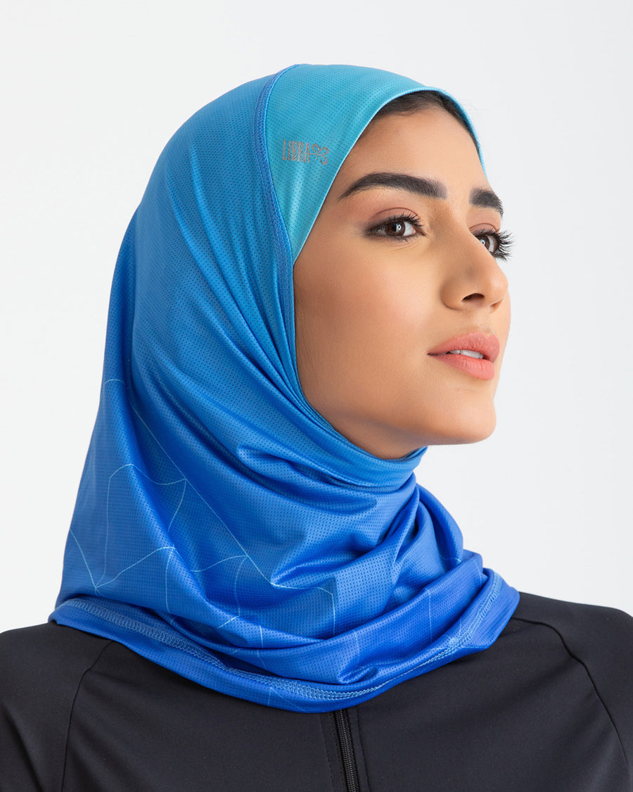 Sport Hijab Light - Ocean Blues