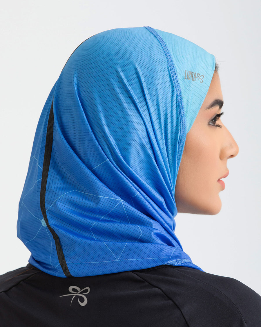 Sport Hijab Light - Ocean Blues