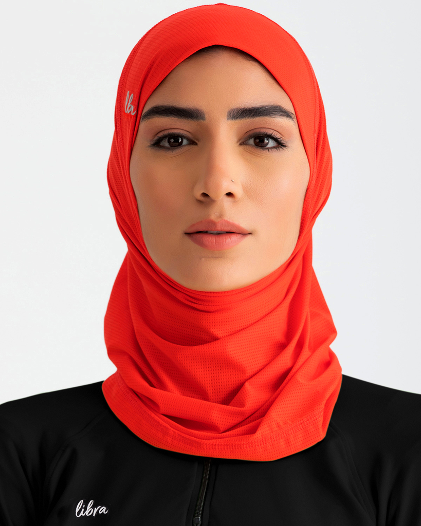 Sport Hijab Light - Crimson Red