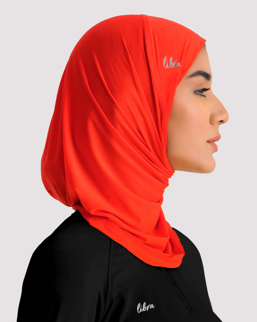 Sport Hijab Light - Crimson Red