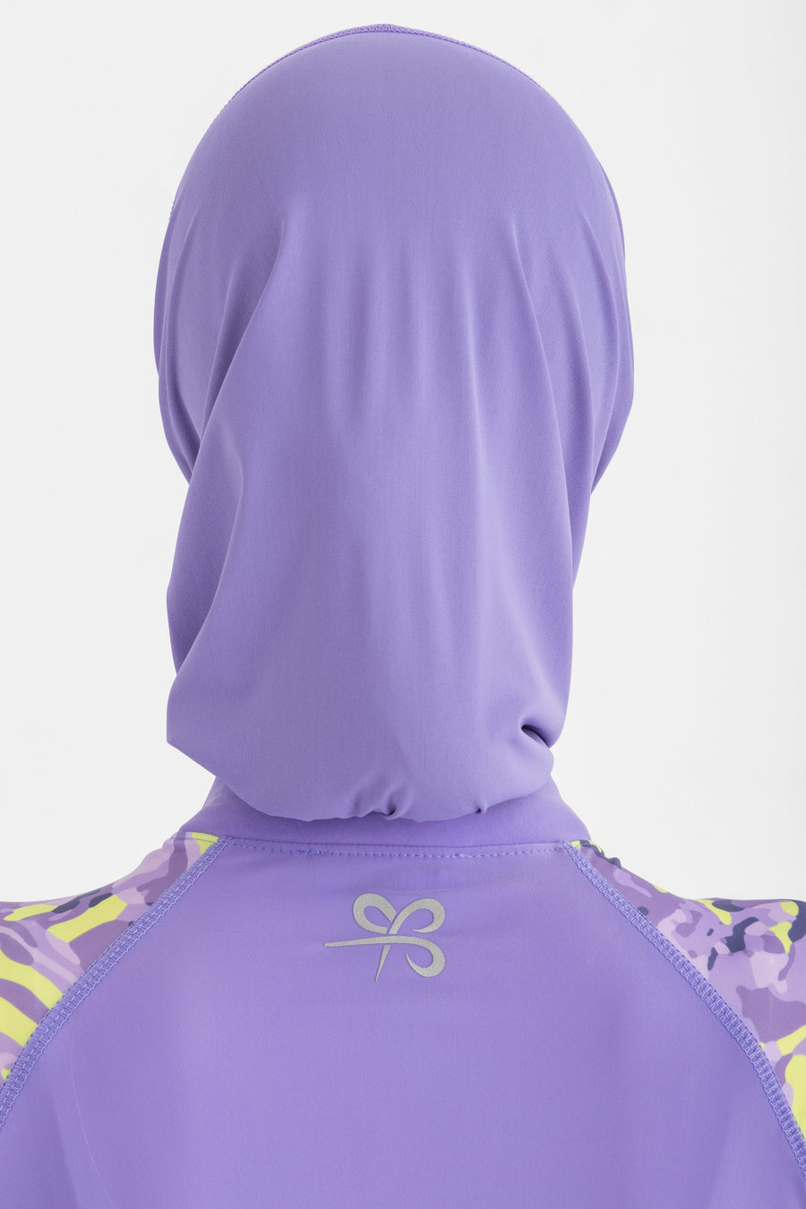 Ultra-Fit Swim Hijab - Jacaranda flower