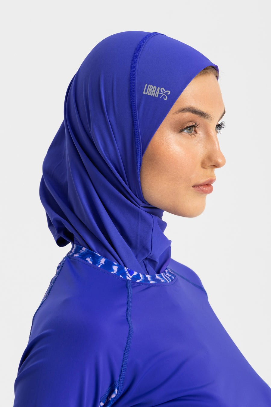 Ultra-Fit Swim Hijab - Stone Blue