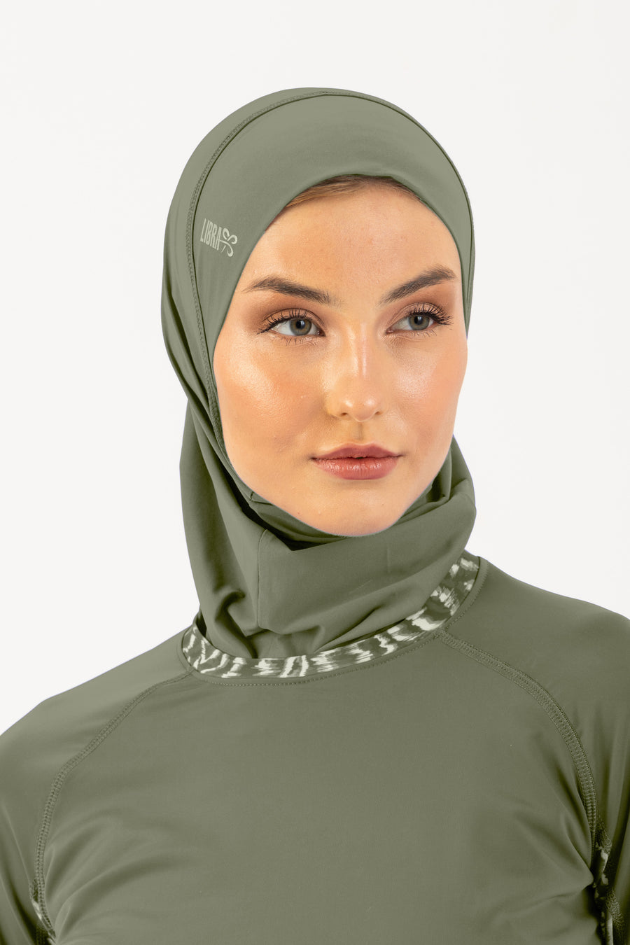 Ultra-Fit Swim Hijab -Loden Green