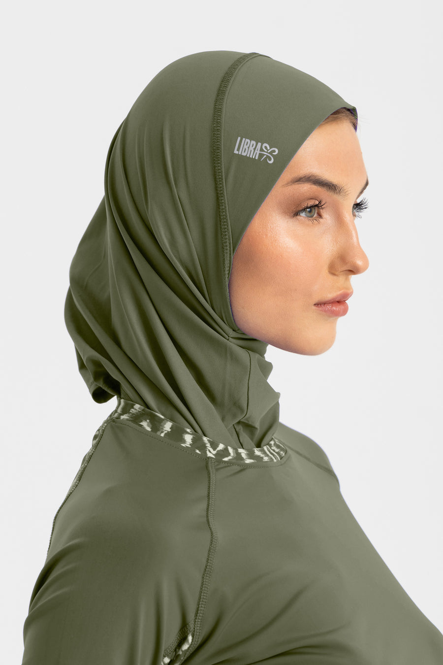 Ultra-Fit Swim Hijab -Loden Green