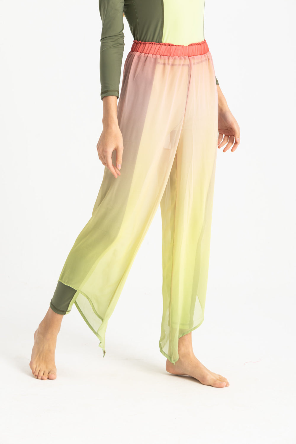 Cover Up Pants - Gradient Red