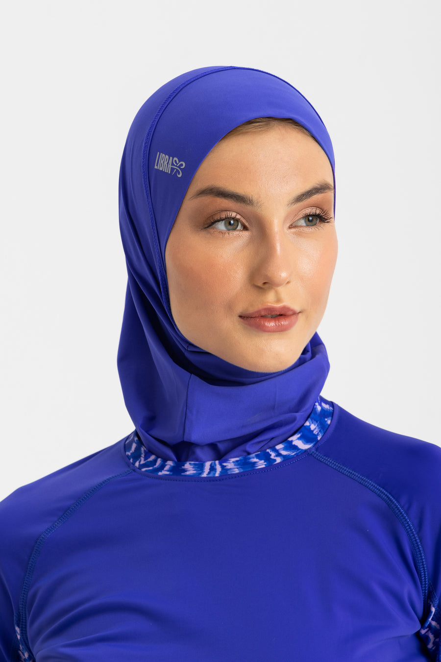 Ultra-Fit Swim Hijab - Stone Blue