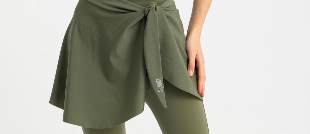 Wave Cover-Up Skirt - Loden Green