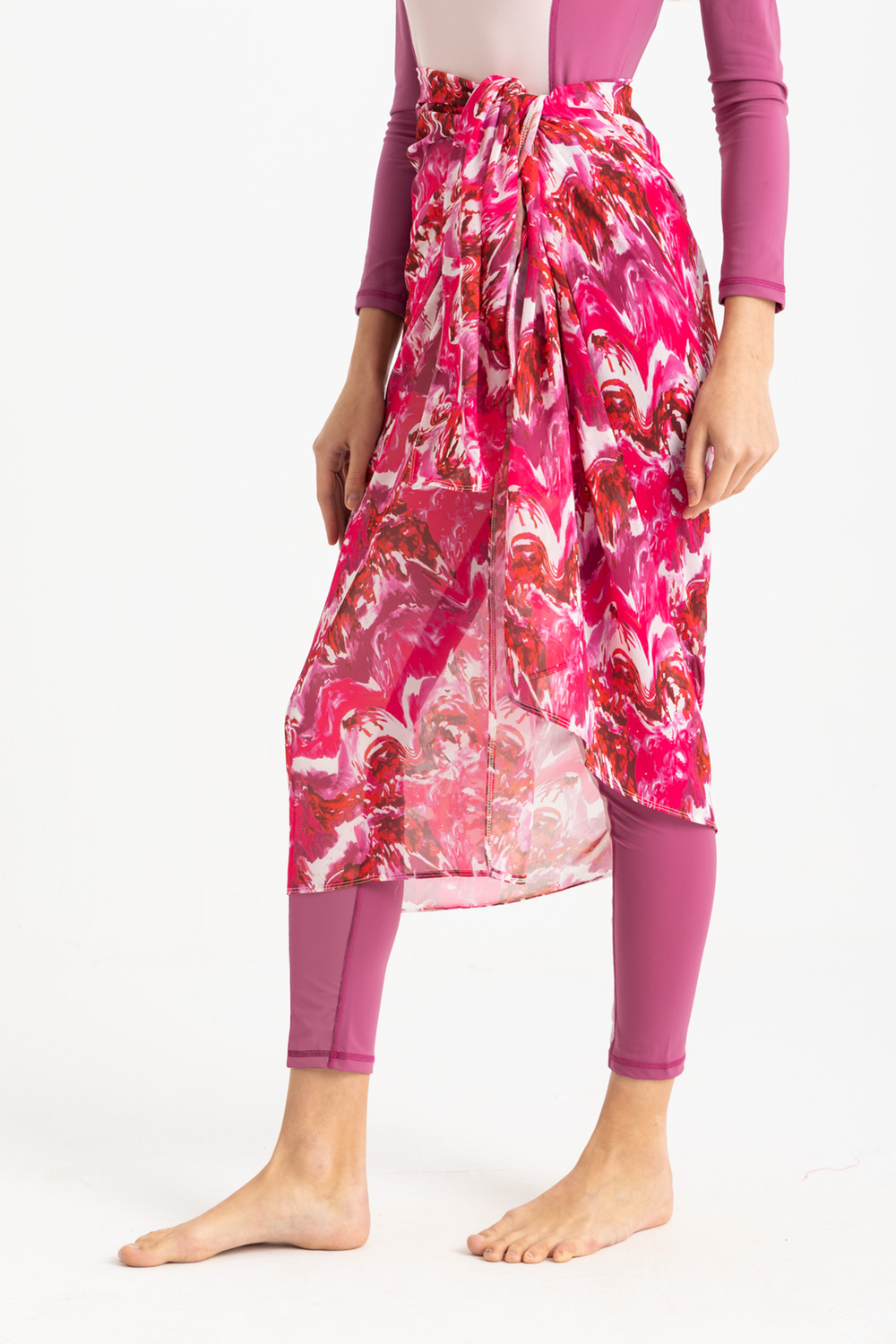 Chiffon Wrap - Pink Watermark