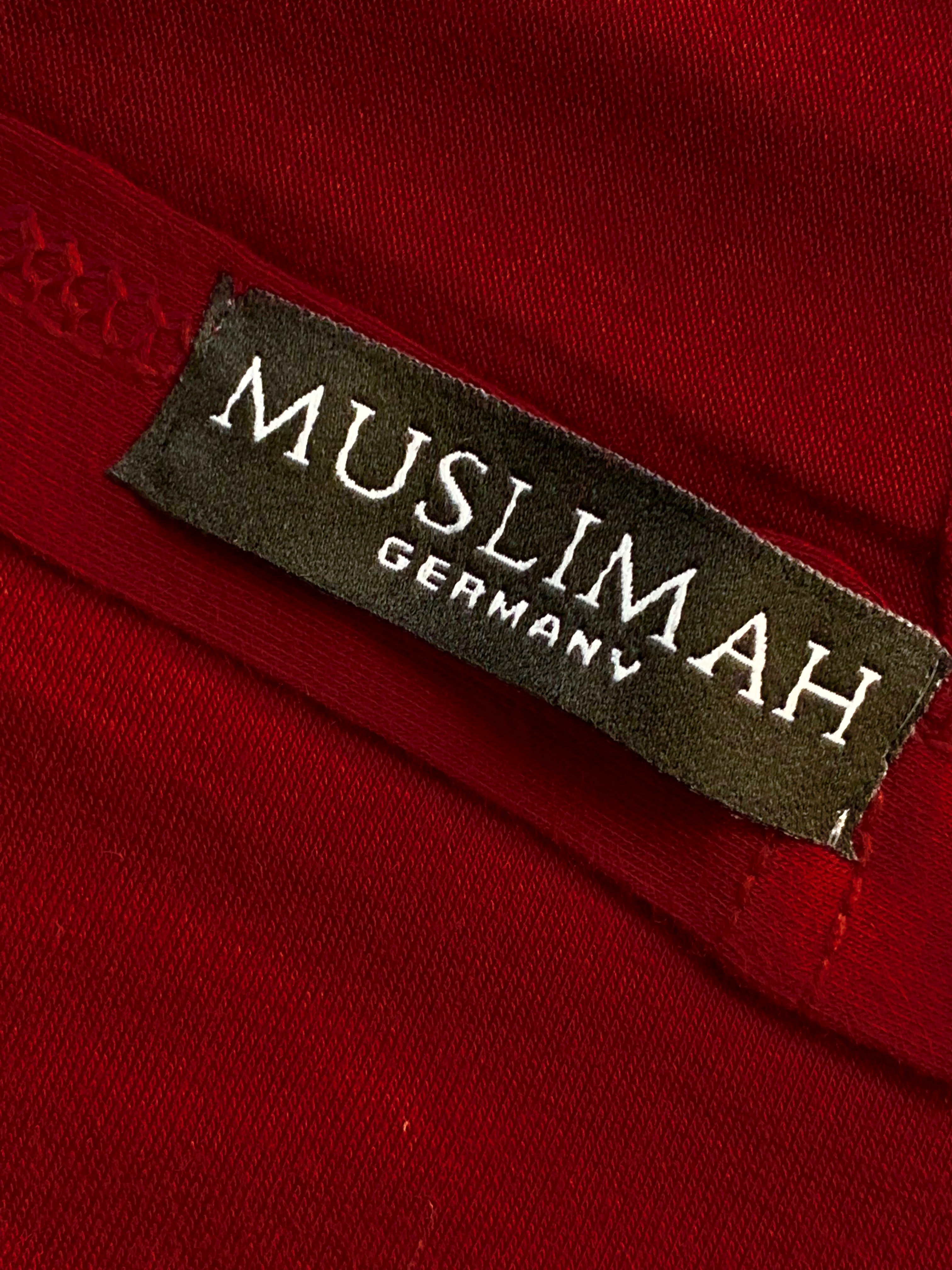 Maroon Cotton Jersey Hijab - Muslimah.de