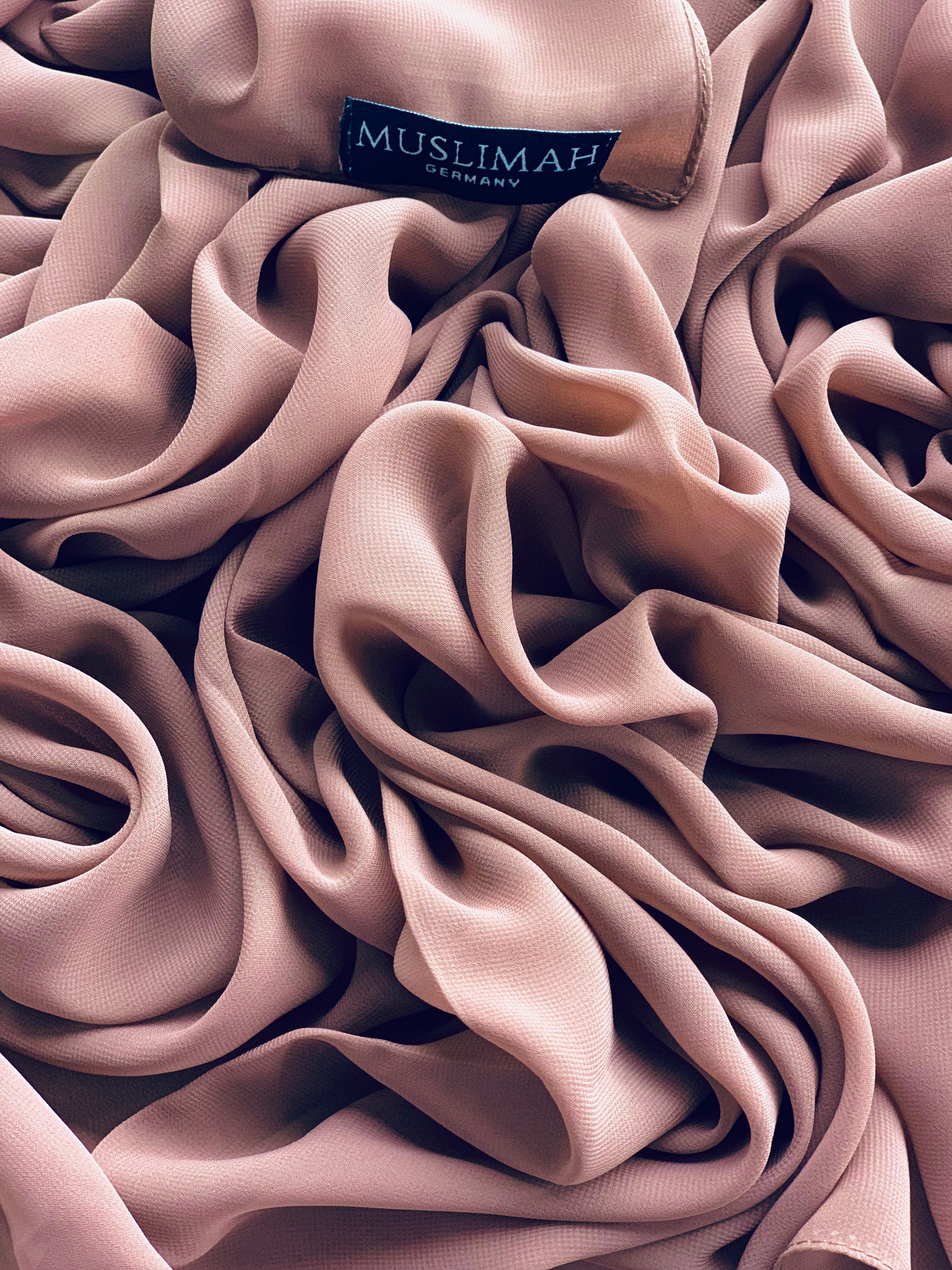 Coffee Premium Chiffon Hijab - Muslimah.de