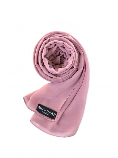 Careys Pink Premium Chiffon Hijab - Muslimah.de