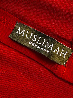 Red Cotton Jersey Hijab - Muslimah.de