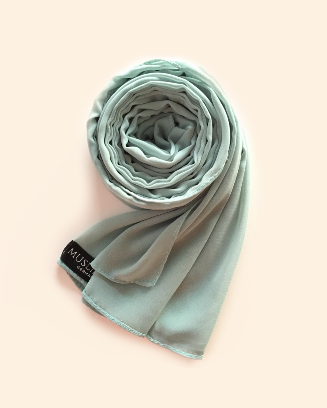 Light Pistachio Premium Chiffon Hijab - Muslimah.de
