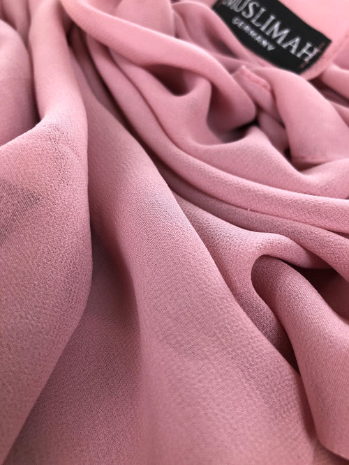 Careys Pink Premium Chiffon Hijab - Muslimah.de