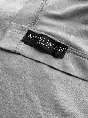 Grey Cotton Jersey Hijab - Muslimah.de