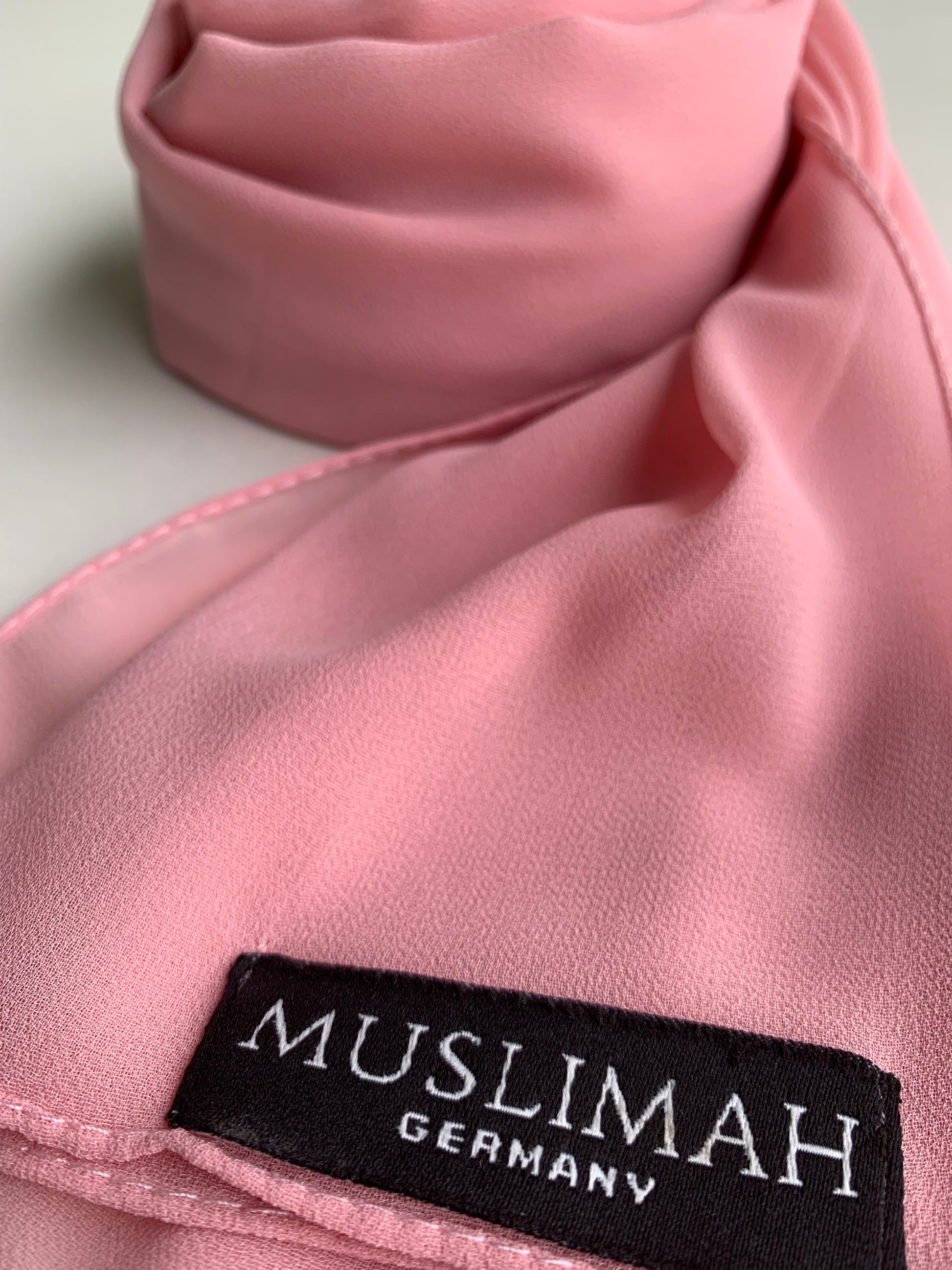 Dark Blush Premium Chiffon hijab - Muslimah.de